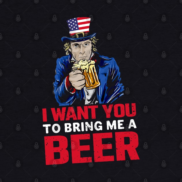 Beer funny shirt for July 4th by sudiptochy29